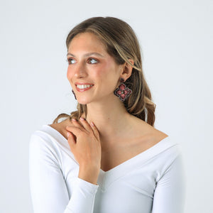 Aros Largos Rust Multicolor Humana