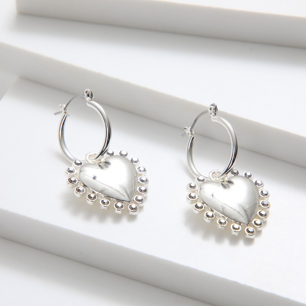 Aros Argollas Irene Plateado Tatienne
