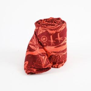 Pañuelo Estampado Denna Rojo Humana