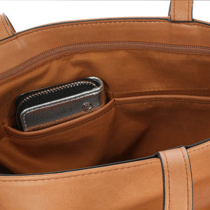 Cartera de Hombro Essential Camel Humana