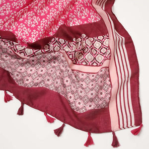 Pañuelo Estampado Tarragona Rosada Humana