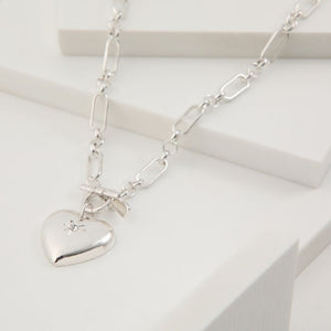 Collar Corto Santorini Plateado Humana
