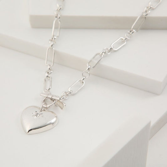 Collar Corto Santorini Plateado Humana