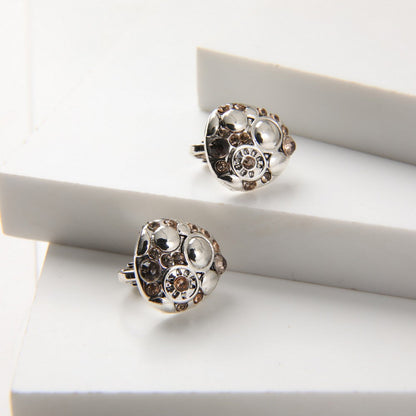 Aros Clip Ilana Plateado Humana