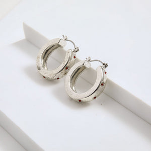 Aros Argollas Lyla Plateado I-D
