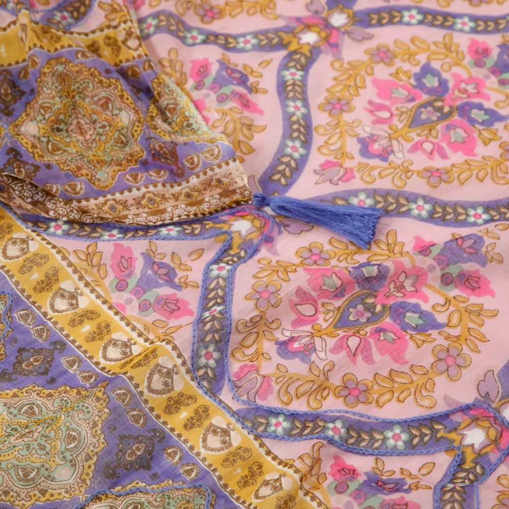 Pareo Estampado Corfu Morado Humana