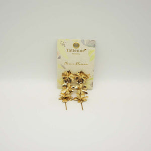 Aros largos Primavera Dorados Tatienne