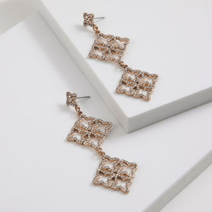 Aros Largo Teras Dorado Humana