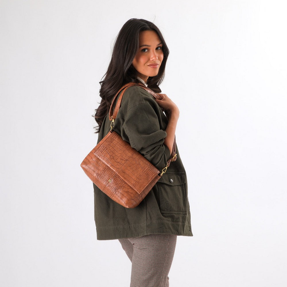 Cartera Cruzada Afra Café Humana