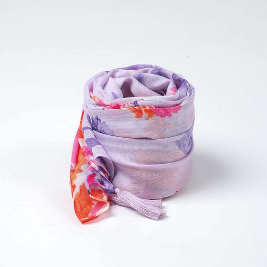 Pañuelo Estampado Garden Morado Humana