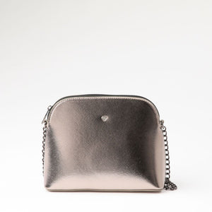 Cartera Bandolera Genova Plateado i-D