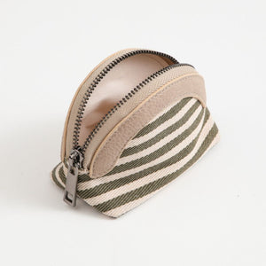 Monedero Helia Canvas Lineas Verde Humana