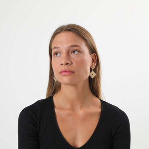 Aros Mediano Efkada Dorado Humana