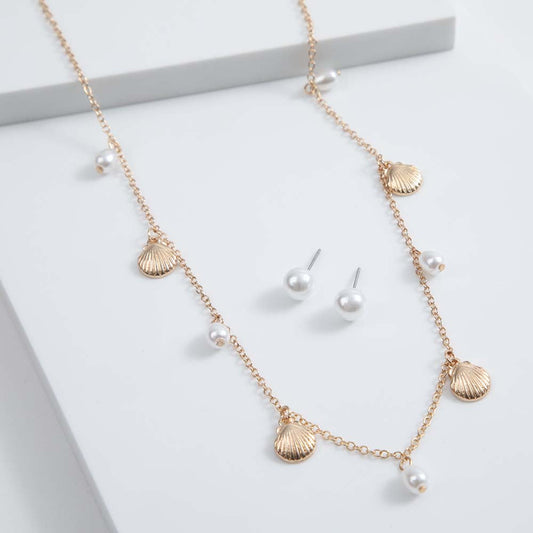 Collar + Aro Anga Dorado i-D