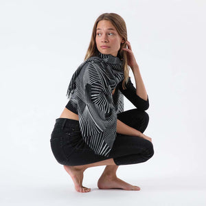 Pañuelo Estampado Musta Negro i-D