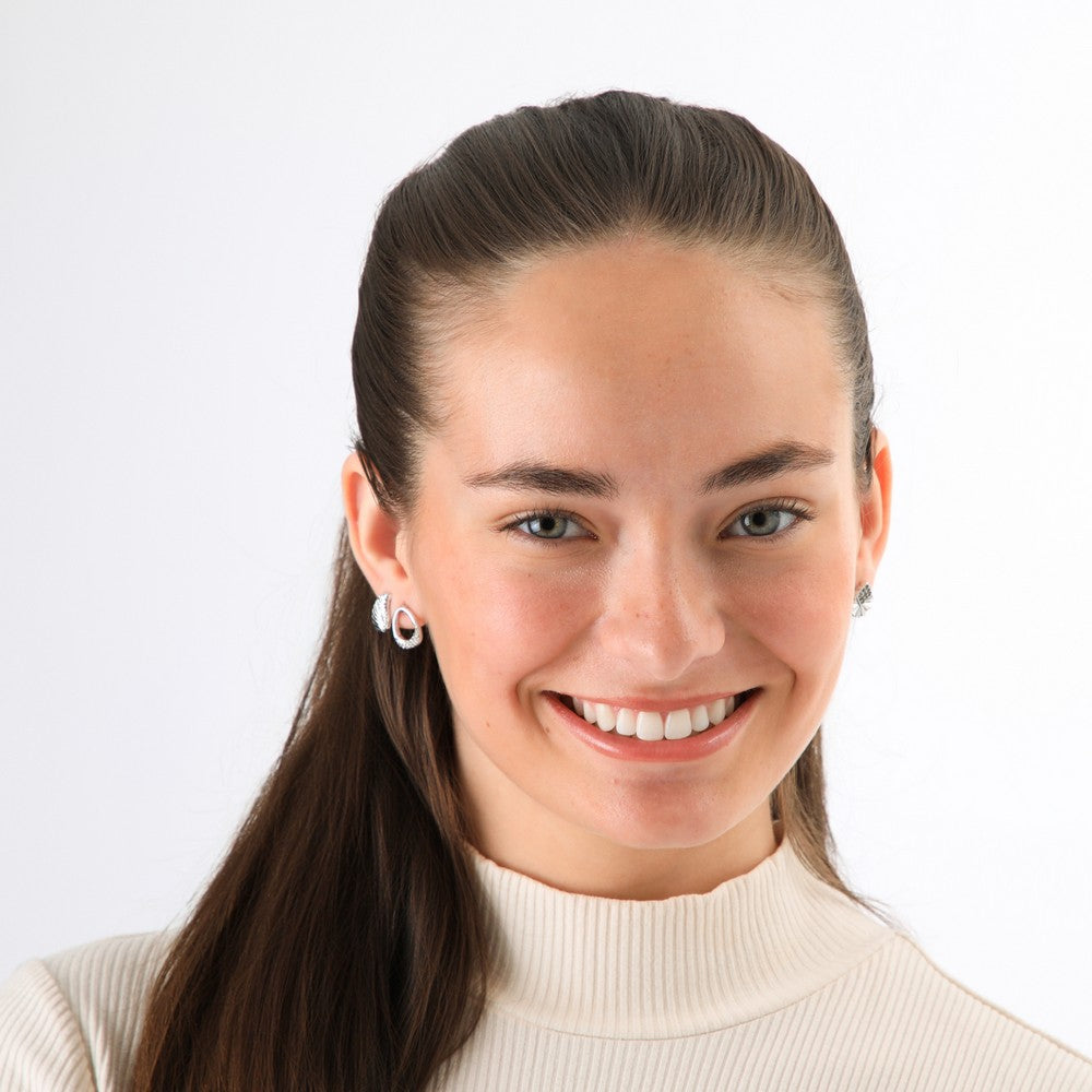 Set De Aros Ula Plateado I-D