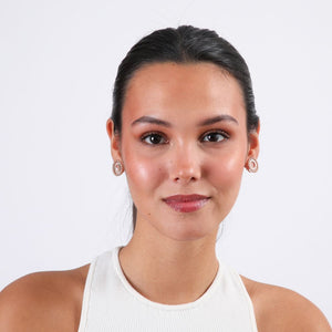 Aros Clip Sol Dorado Humana