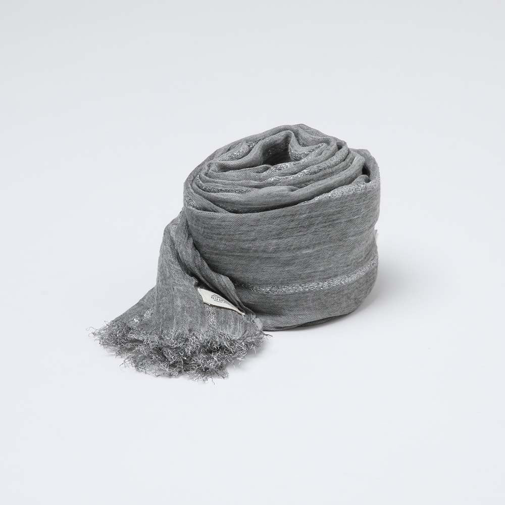 Pañuelo Liso Luarca Gris Humana