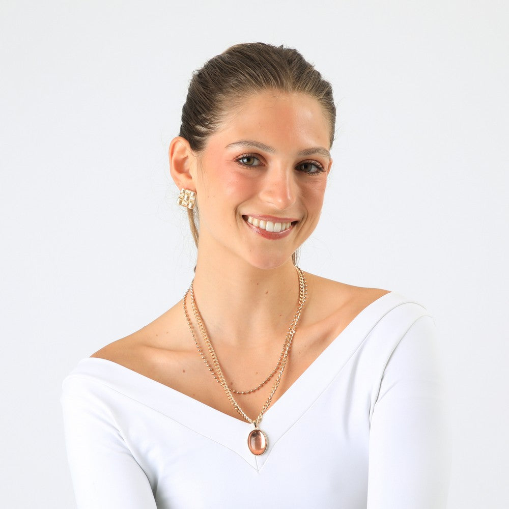 Set De Collar Erika Dorado Humana