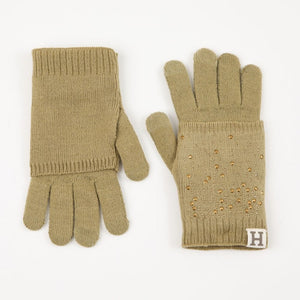 Guante  Lana Haian Verde Humana