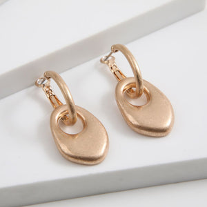 Aros Argolla Round Dorado Humana