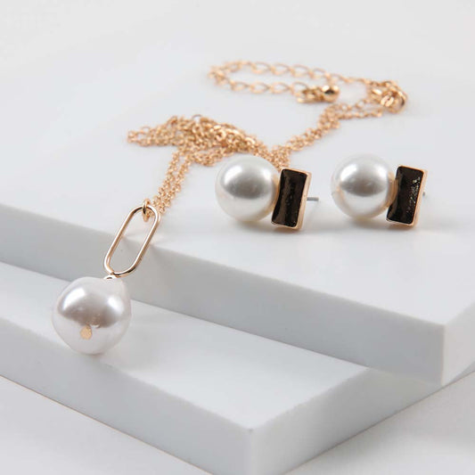Collar Set Alejandra Dorado i-D