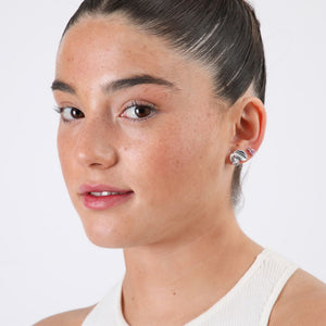 Set de 3 aros Greicy Plateado ID