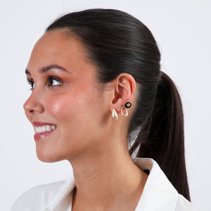 Set De 3 Aros Dark Dorado Tatienne