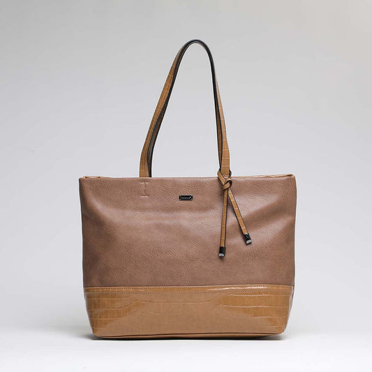 Cartera Hombro Café Evelyn Tatienne
