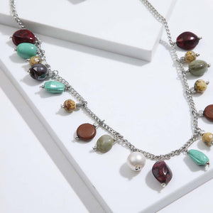 Collar Corto Aloe Celeste Humana