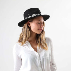 Sombrero Invierno Western Negro Humana