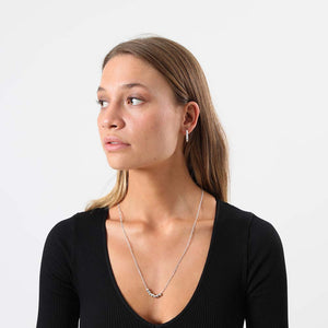 Collar Set Chain Plateado Humana