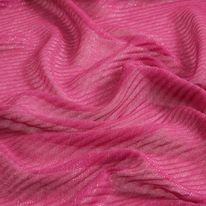 Pañuelo Liso Hill Plisado Fucsia Humana