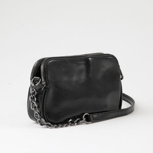 Cartera Cruzada Anais Negro Humana