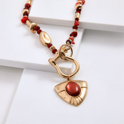 Collar Corto Pyre Dorado Humana