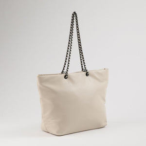 Cartera Tote Catia Beige Humana