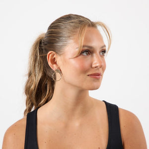 Aros Mediano Malen Dorado Humana