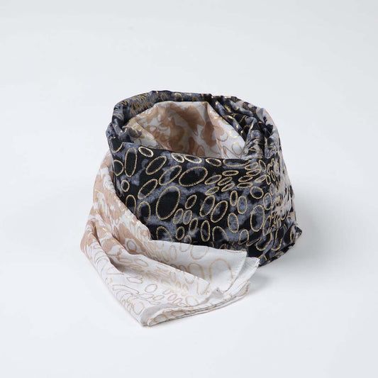 Pañuelo Estampado Tulum Negro i-D