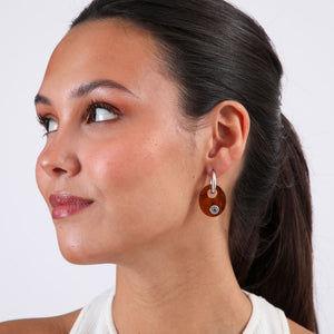 Aros Argolla Turtle Plateado Humana