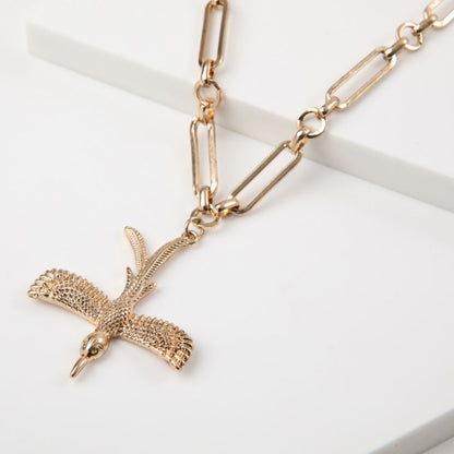 Collar Corto Lea Dorado Humana