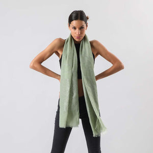 Pañuelo Liso Marsala Verde Humana