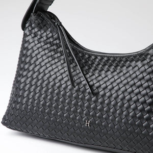 Cartera Bandolera Iris Ecocuero Negro Humana