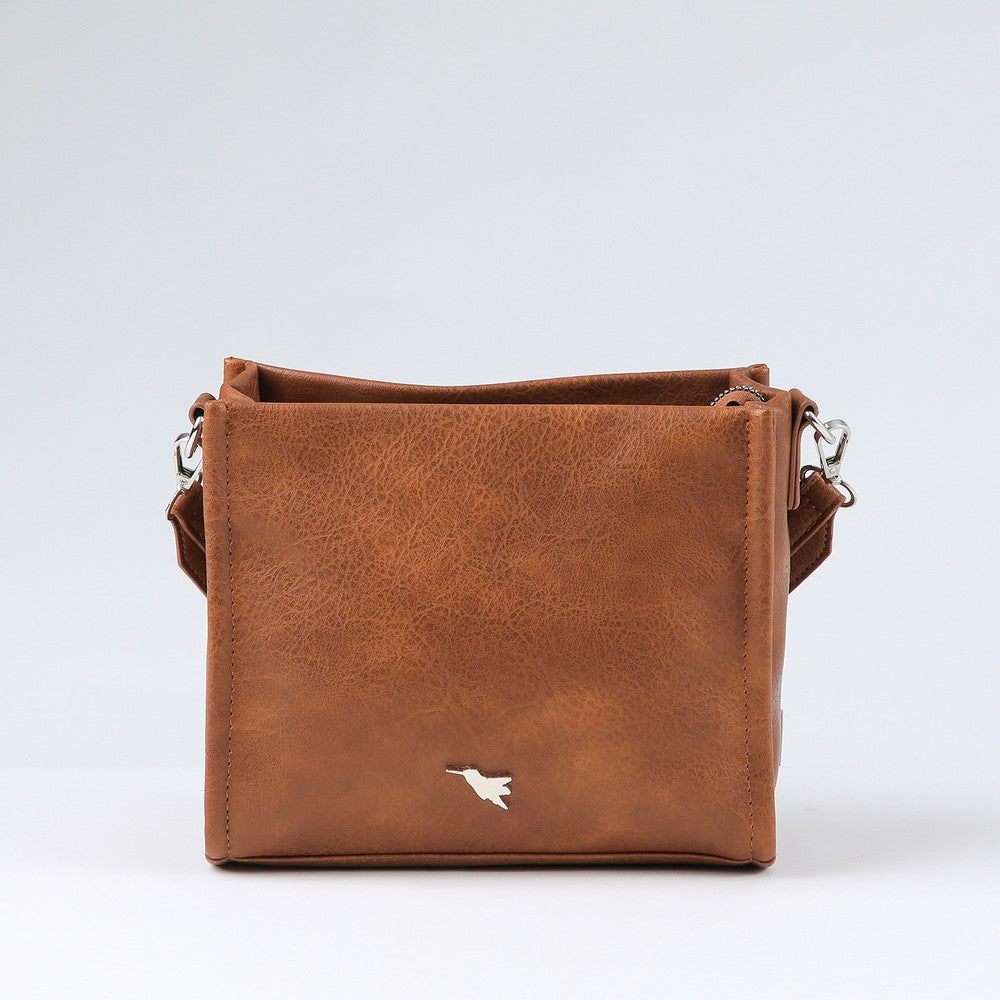 Cartera Cruzada Mony Camel Tatienne