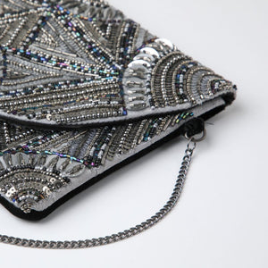 Clutch Bulgaria Plateado Humana