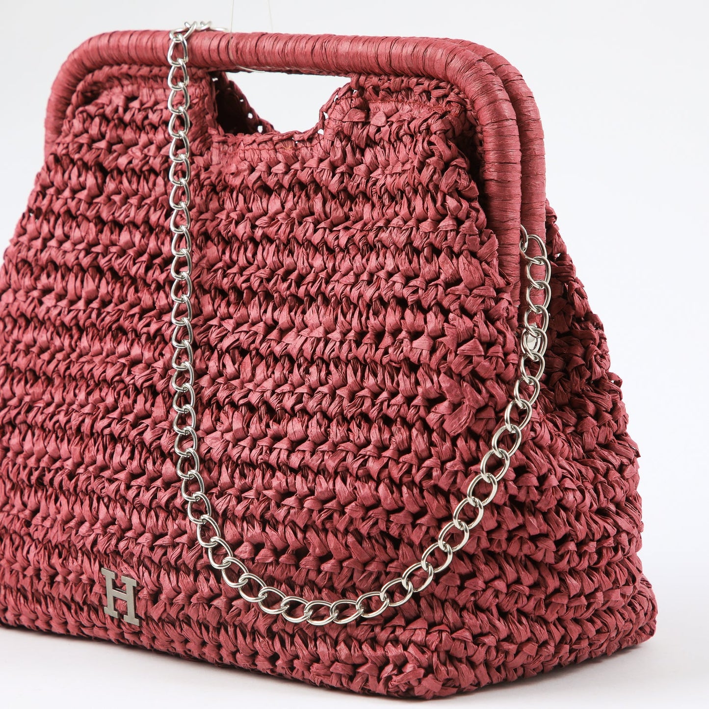 Cartera Clutch Palma Burgundy Humana