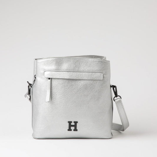 Cartera Cruzada Avila Plateada Humana