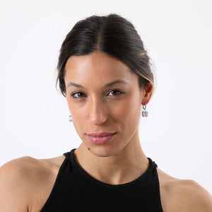 Aros Mediano Oporto Plateado Humana