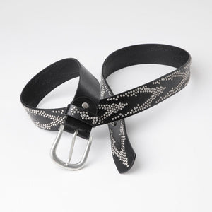 Cinturón Triangulos Negro Humana