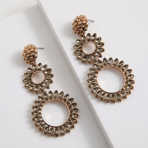 Aros Largo Sari Dorado Humana