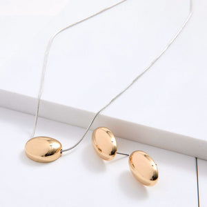 Set De Collar Yoko Dorado I-D